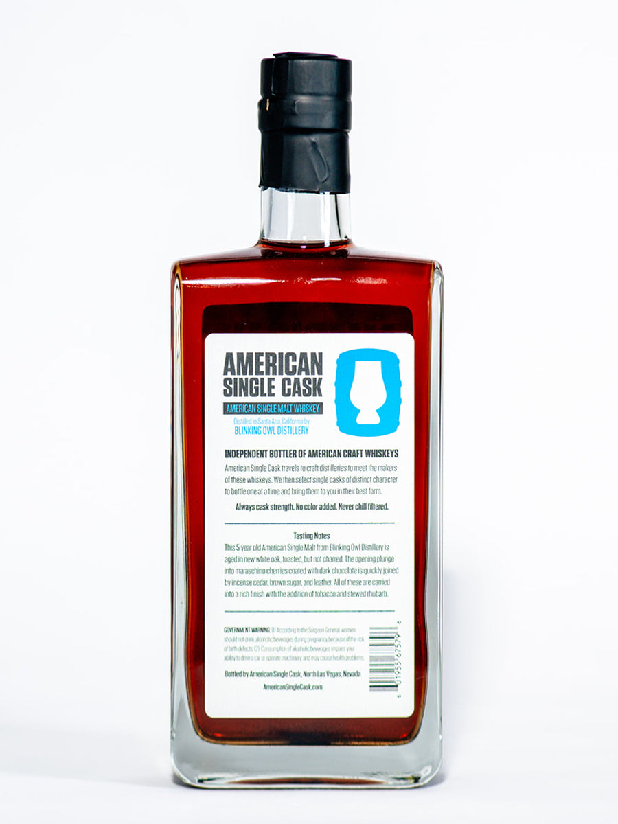 Cask #0002: Blinking Owl American Single Malt