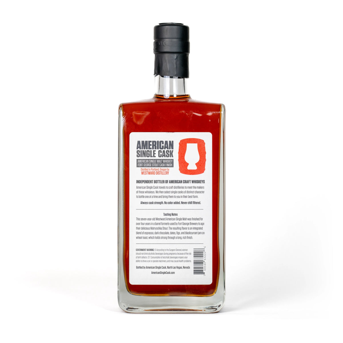 Cask #0008: American Single Malt Whiskey (Stout Cask) | Westward Distillery