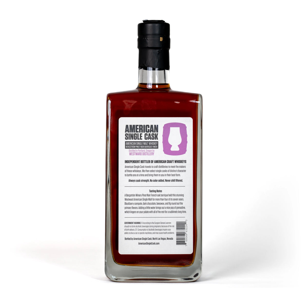 Cask #0010: American Single Malt Whiskey (Pinot Noir Cask) | Westward Distillery