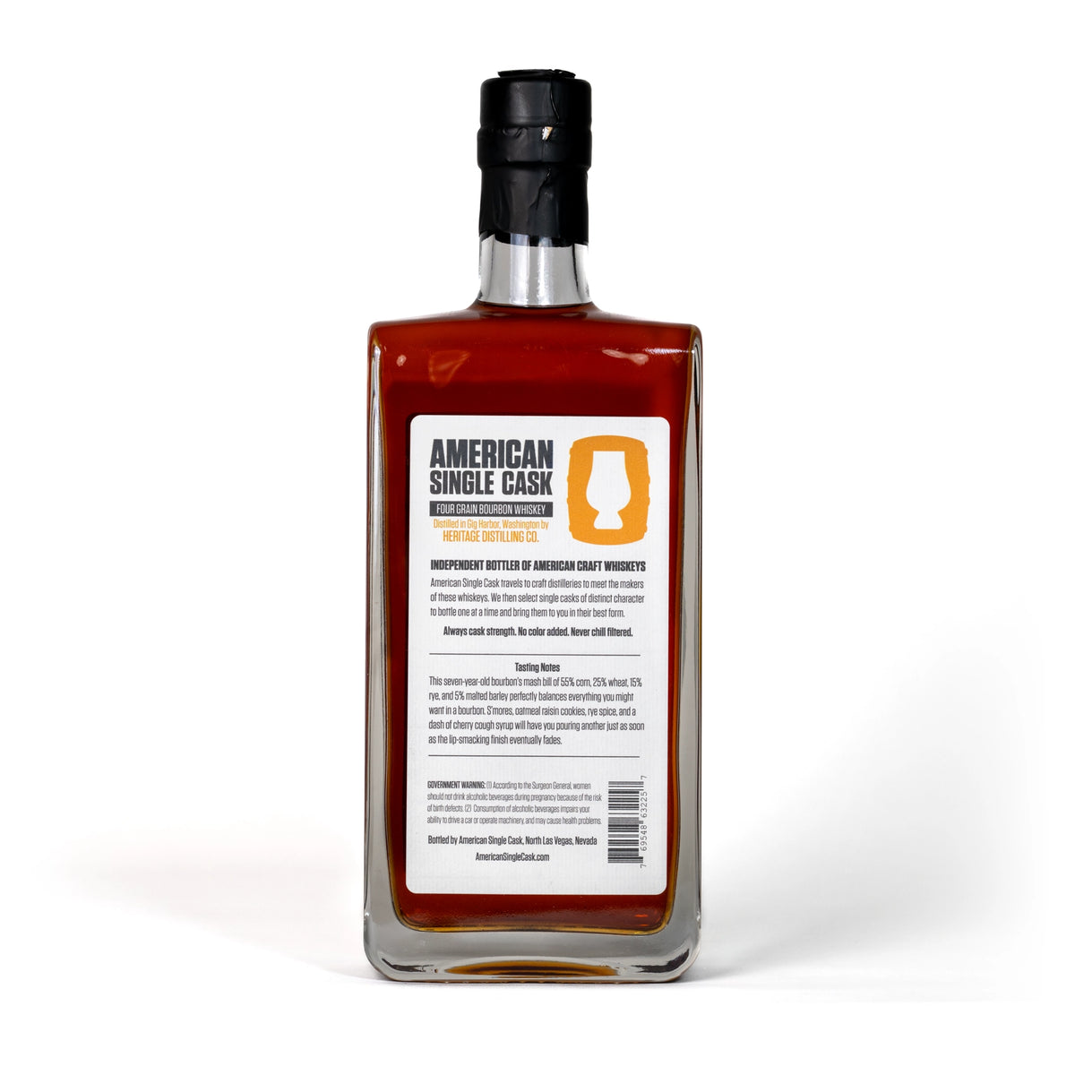 Cask #0011: Four Grain Bourbon Whiskey | Heritage Distilling Co.