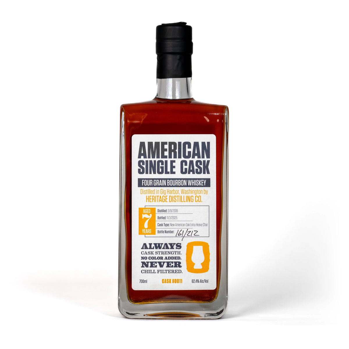 Cask #0011: Four Grain Bourbon Whiskey | Heritage Distilling Co.