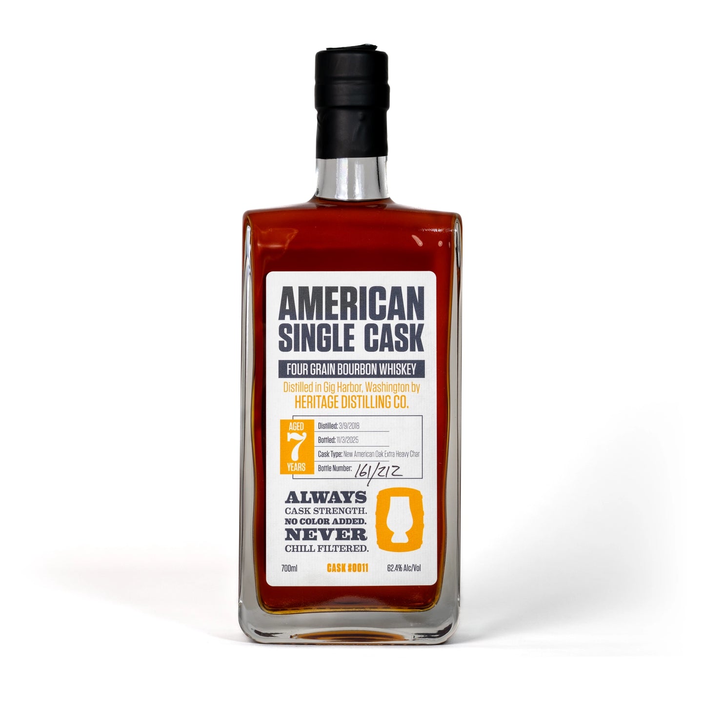 Cask #0011: Four Grain Bourbon Whiskey | Heritage Distilling Co.