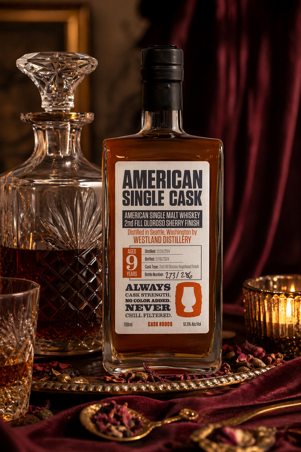 Cask #0009: American Single Malt Whiskey (Sherry Cask) | Westland Distillery